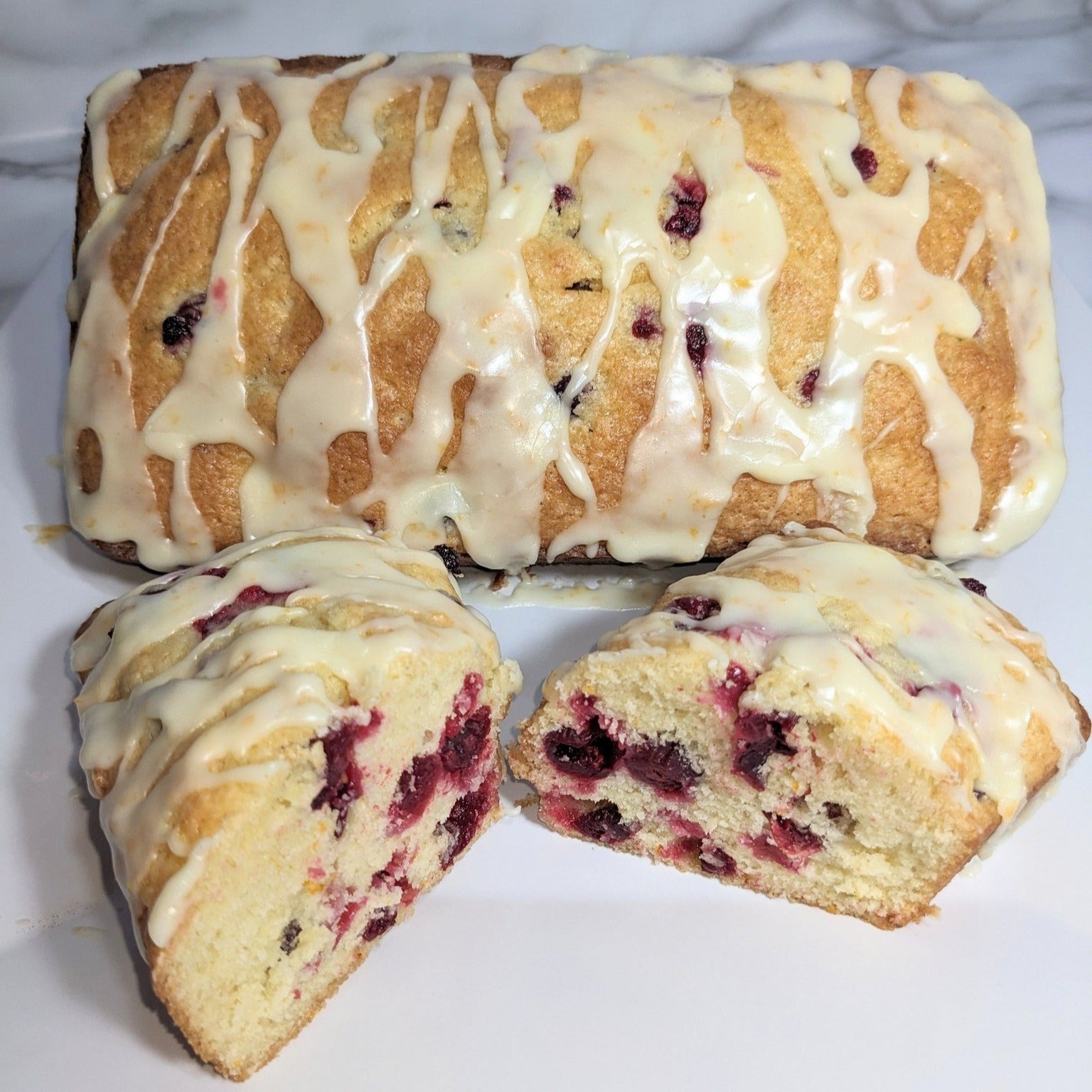Image of Cranberry Orange Loaf with Orange Glaze
