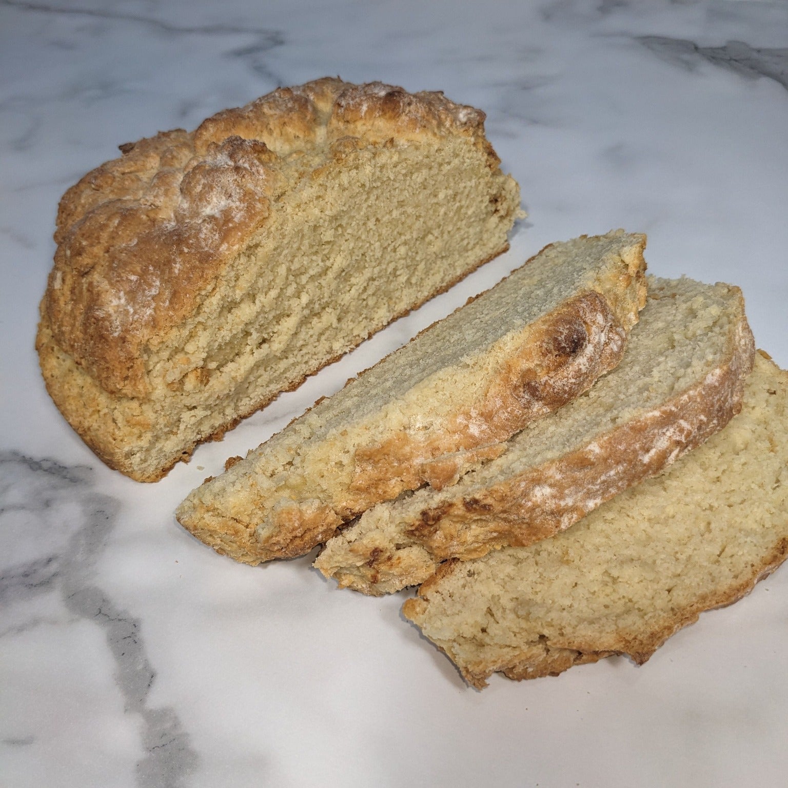Image of sliced soda bread